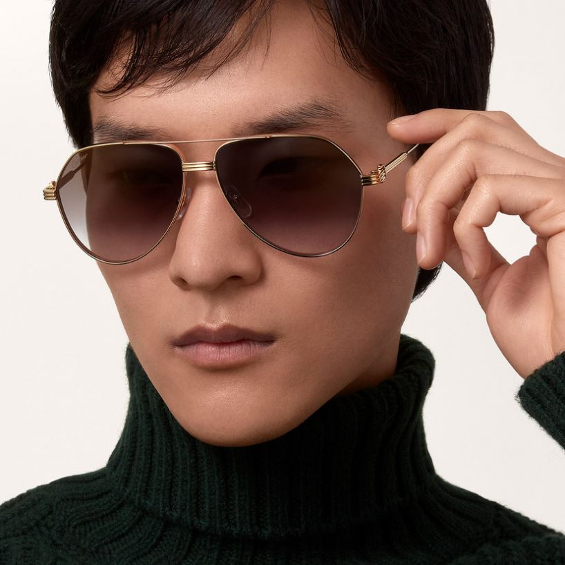 accesorios Cartier gafas de sol de estreno elegante V0HXJN1614