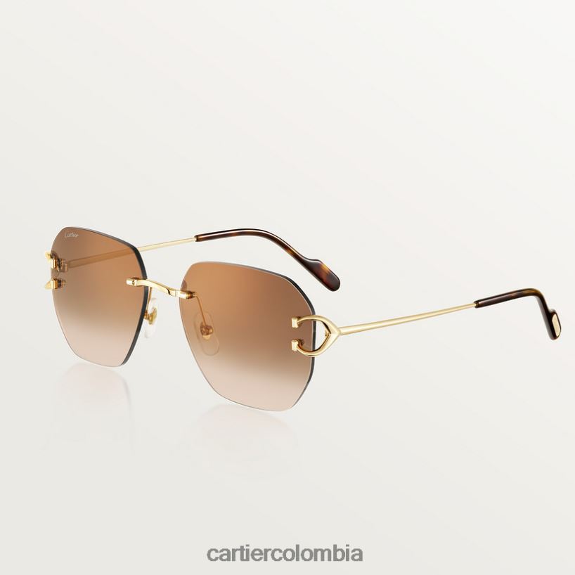 accesorios Cartier gafas de sol distintivas c elegante V0HXJN1578