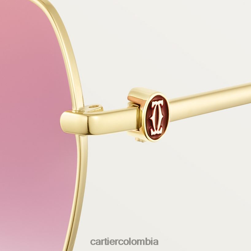 accesorios Cartier gafas de sol distintivas c elegante V0HXJN1585