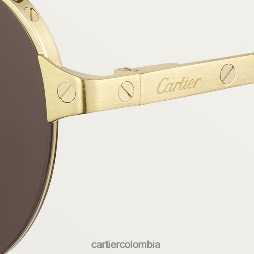 accesorios Cartier gafas de sol santos elegante V0HXJN1558