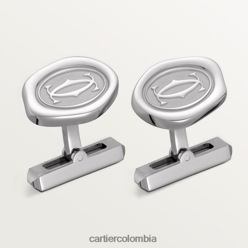 accesorios Cartier gemelos con decoración de sello de cera elegante V0HXJN1407