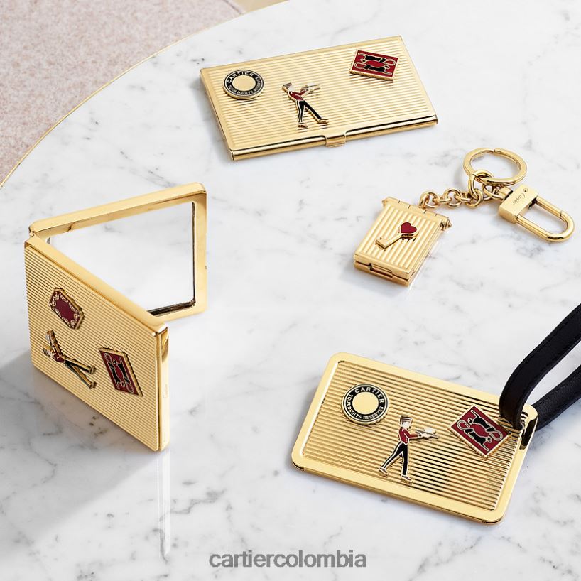 accesorios Cartier espejo compacto diábolo elegante V0HXJN1481