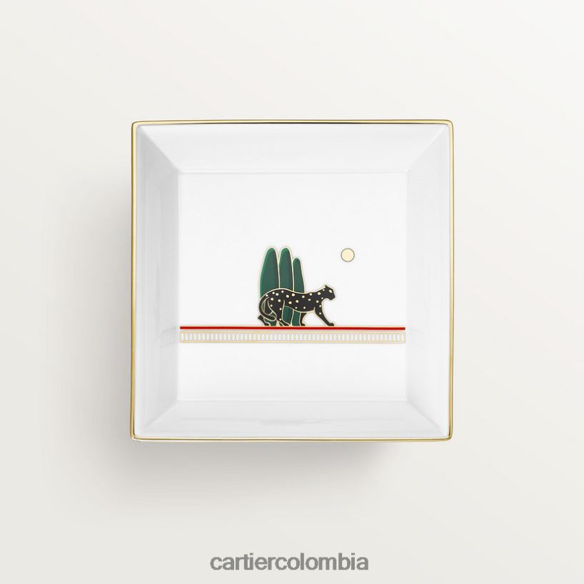 arte de vivir en casa Cartier Bandeja para guardar objetos Panthere, modelo mediano. elegante V0HXJN1654