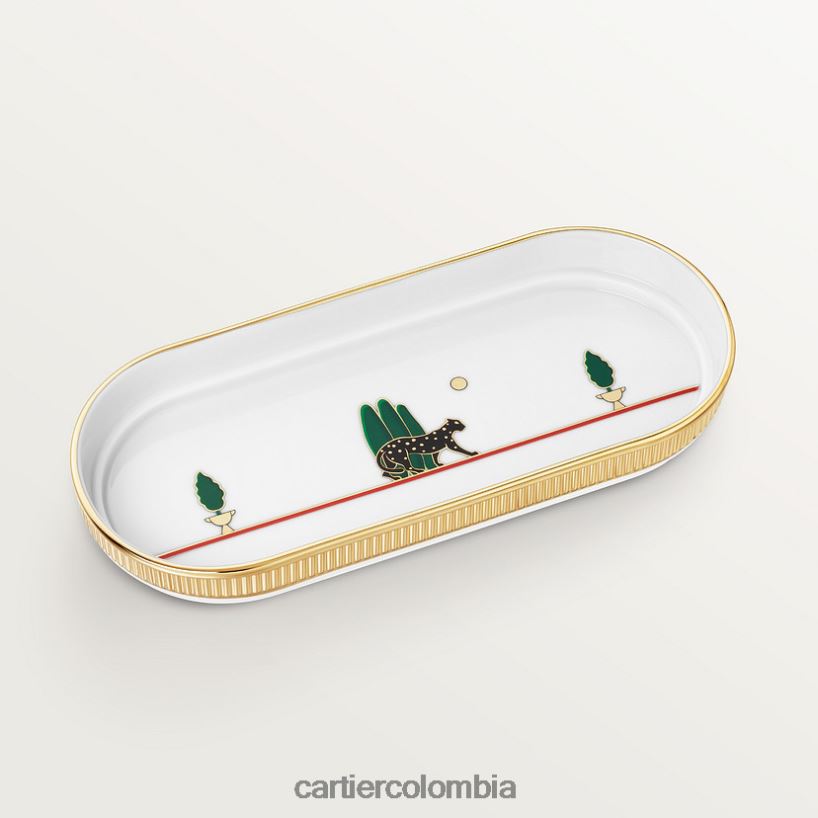 arte de vivir en casa Cartier bandeja de baratijas panthere elegante V0HXJN1635