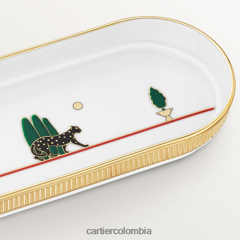 arte de vivir en casa Cartier bandeja de baratijas panthere elegante V0HXJN1635