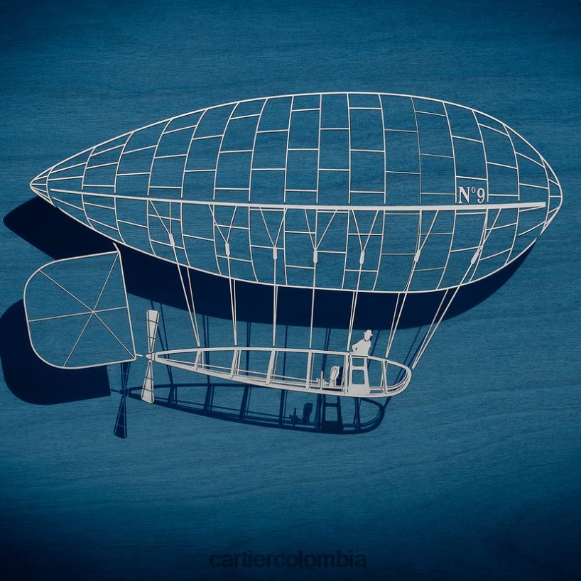 arte de vivir en casa Cartier caja con motivo santos aeronauta elegante V0HXJN1674