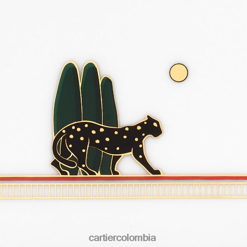 arte de vivir en casa Cartier juego de cuatro bandejas para adornos Panthere, modelo pequeño elegante V0HXJN1636
