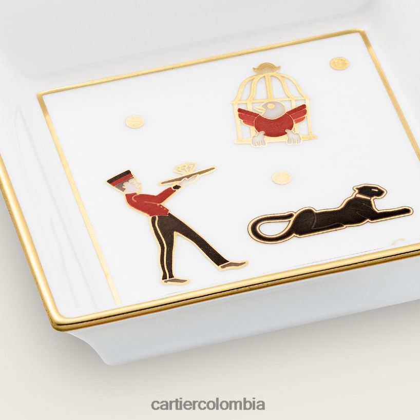 arte de vivir en casa Cartier juego de cuatro bandejas para adornos de diábolo, modelo pequeño elegante V0HXJN1629
