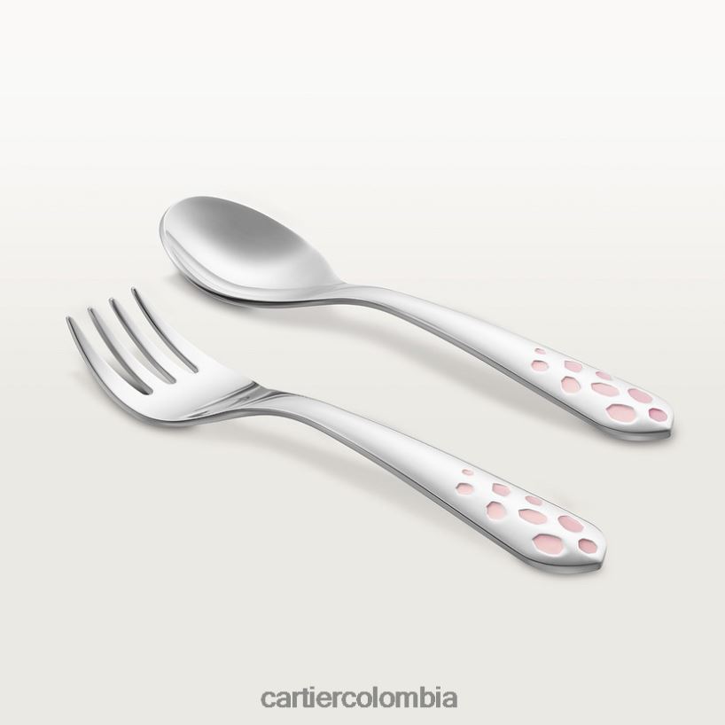 arte de vivir en casa Cartier juego de cubiertos pantera bebé elegante V0HXJN1683
