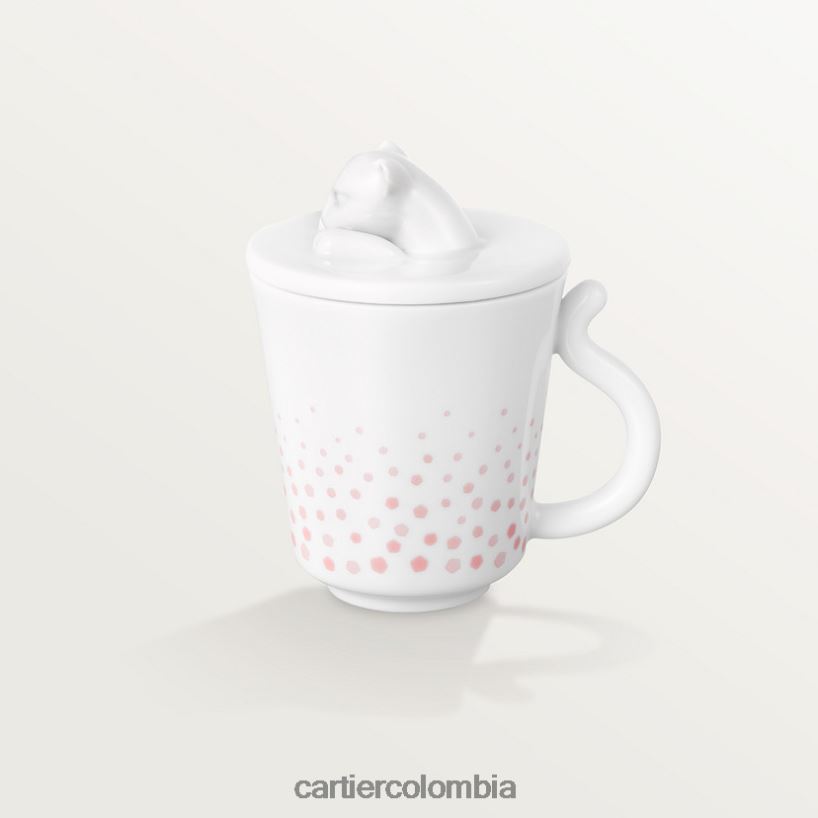 arte de vivir en casa Cartier taza de pantera bebé elegante V0HXJN1682