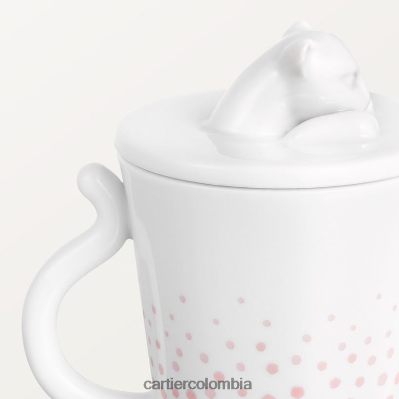 arte de vivir en casa Cartier taza de pantera bebé elegante V0HXJN1682