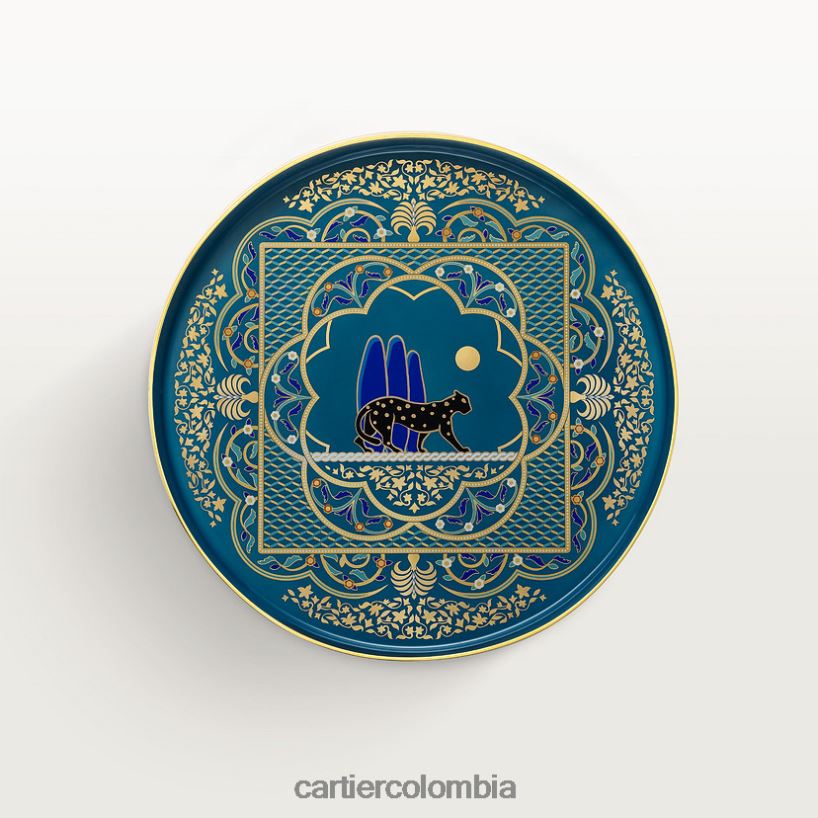 arte de vivir en casa Cartier Bandeja Panthere, modelo extra grande elegante V0HXJN1644