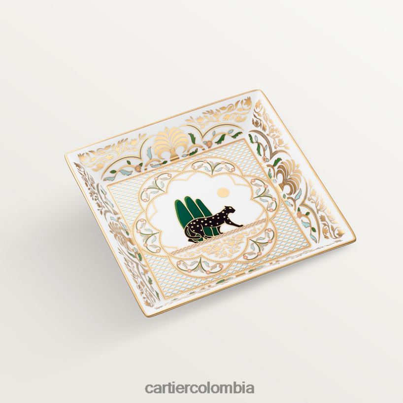arte de vivir en casa Cartier Bandeja para guardar objetos Panthere, modelo mediano. elegante V0HXJN1634
