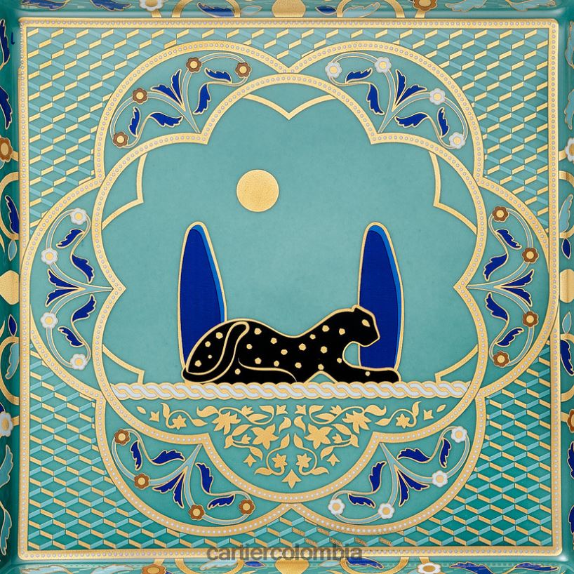 arte de vivir en casa Cartier Bandeja para guardar objetos Panthere, modelo mediano. elegante V0HXJN1650