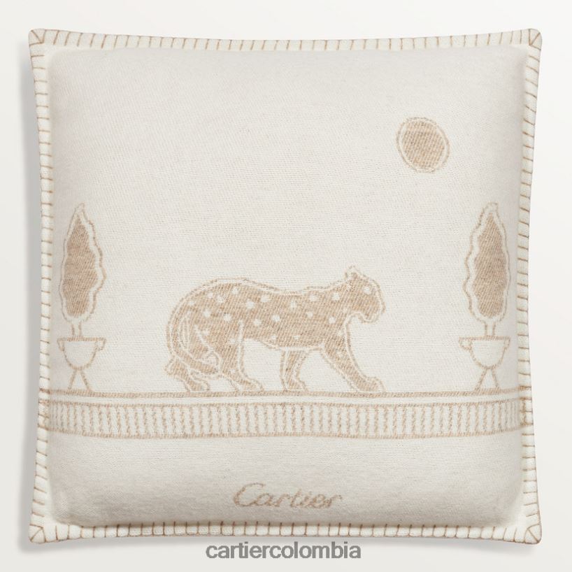arte de vivir en casa Cartier cojín pantera elegante V0HXJN1615