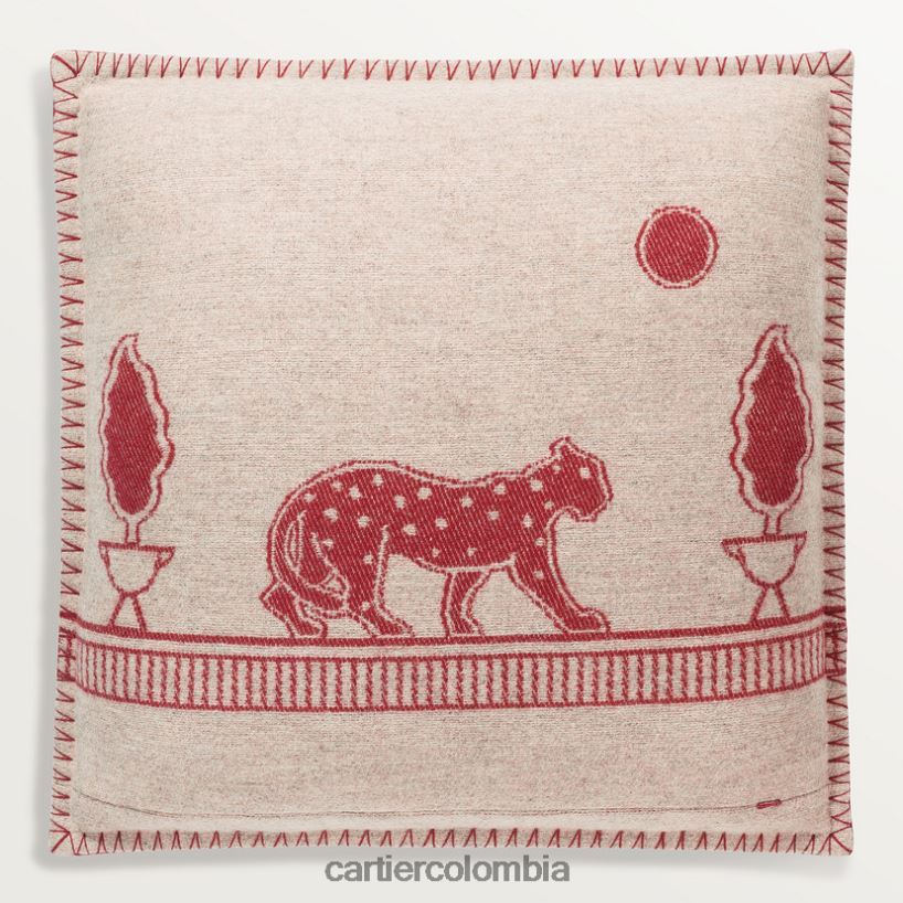 arte de vivir en casa Cartier cojín pantera elegante V0HXJN1616