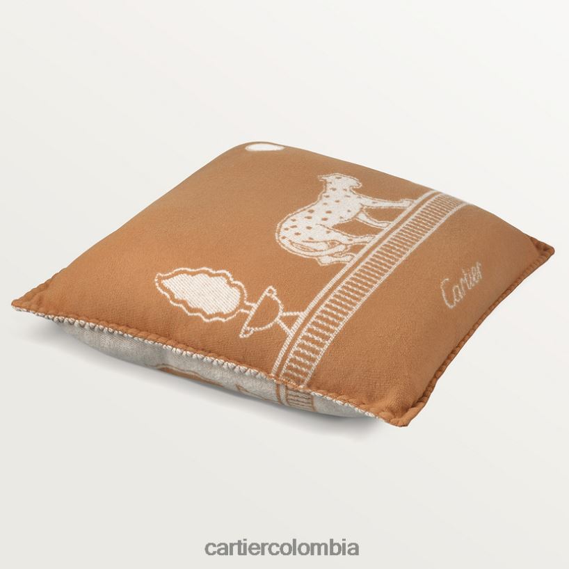 arte de vivir en casa Cartier cojín pantera elegante V0HXJN1678