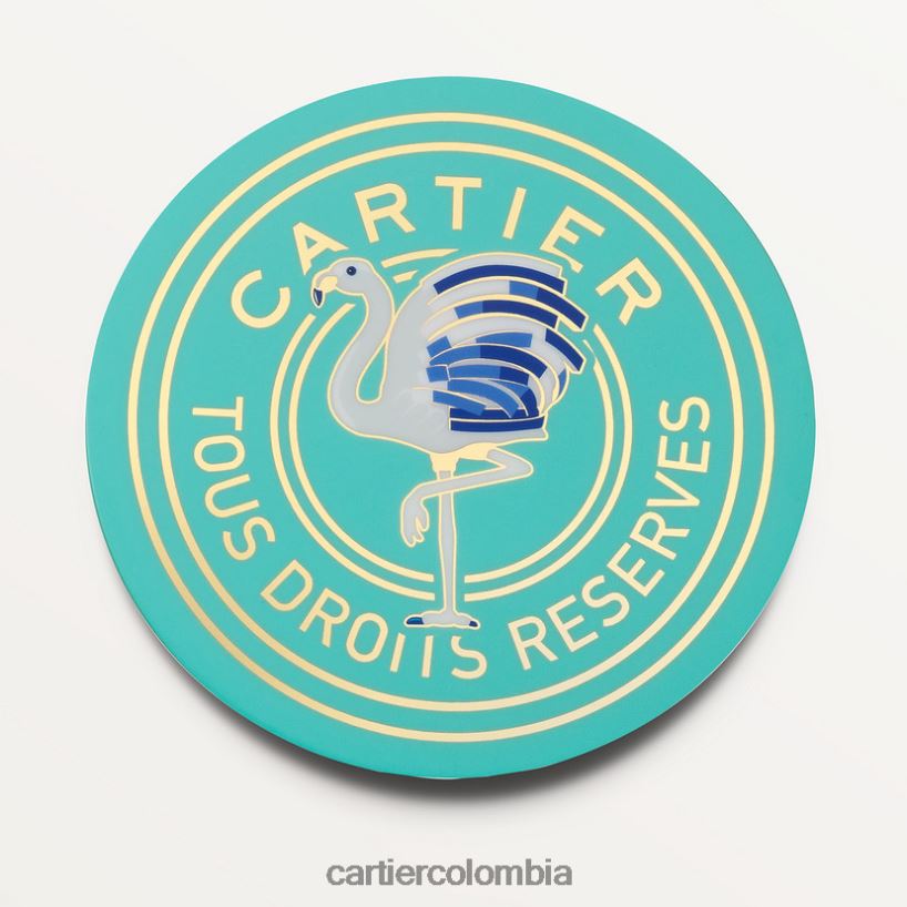 arte de vivir en casa Cartier conjunto de posavasos de seis personajes elegante V0HXJN1668