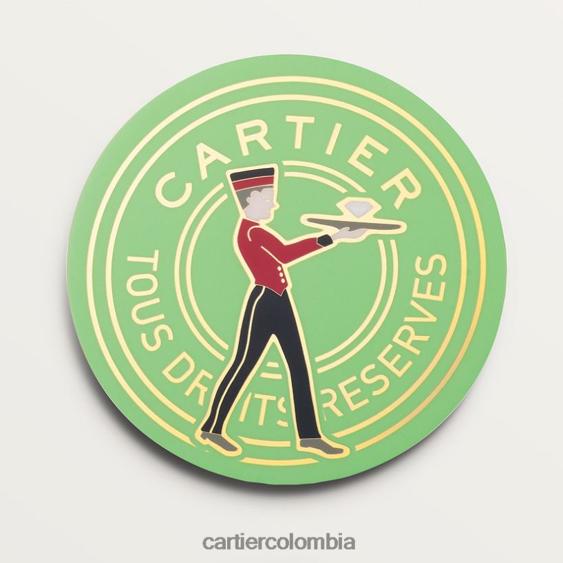 arte de vivir en casa Cartier conjunto de posavasos de seis personajes elegante V0HXJN1668