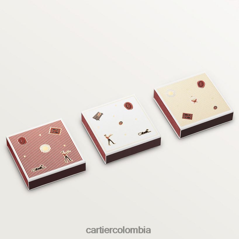 arte de vivir en casa Cartier juego de 3 cajas de cerillas diábolo elegante V0HXJN1640