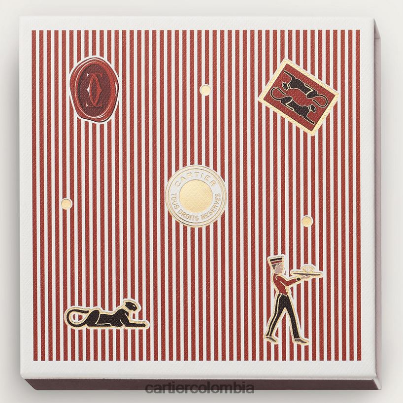 arte de vivir en casa Cartier juego de 3 cajas de cerillas diábolo elegante V0HXJN1640