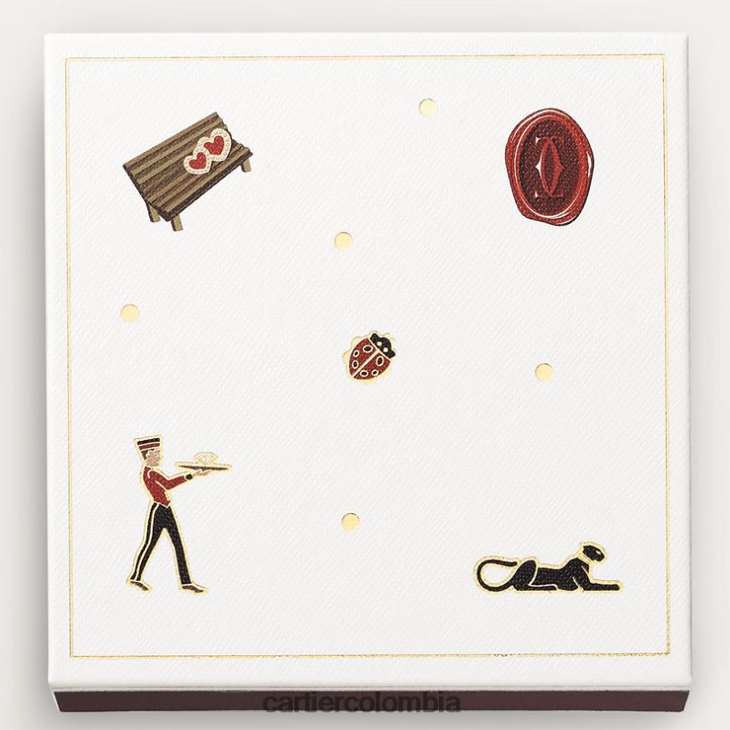 arte de vivir en casa Cartier juego de 3 cajas de cerillas diábolo elegante V0HXJN1640