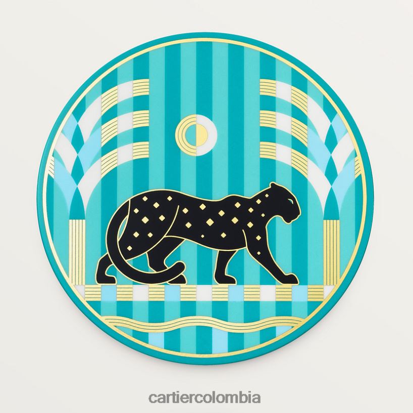 arte de vivir en casa Cartier juego de 6 posavasos pantera elegante V0HXJN1669