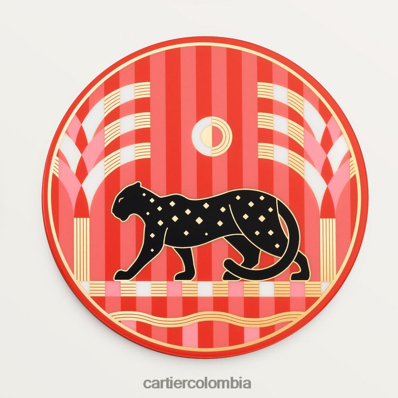 arte de vivir en casa Cartier juego de 6 posavasos pantera elegante V0HXJN1669