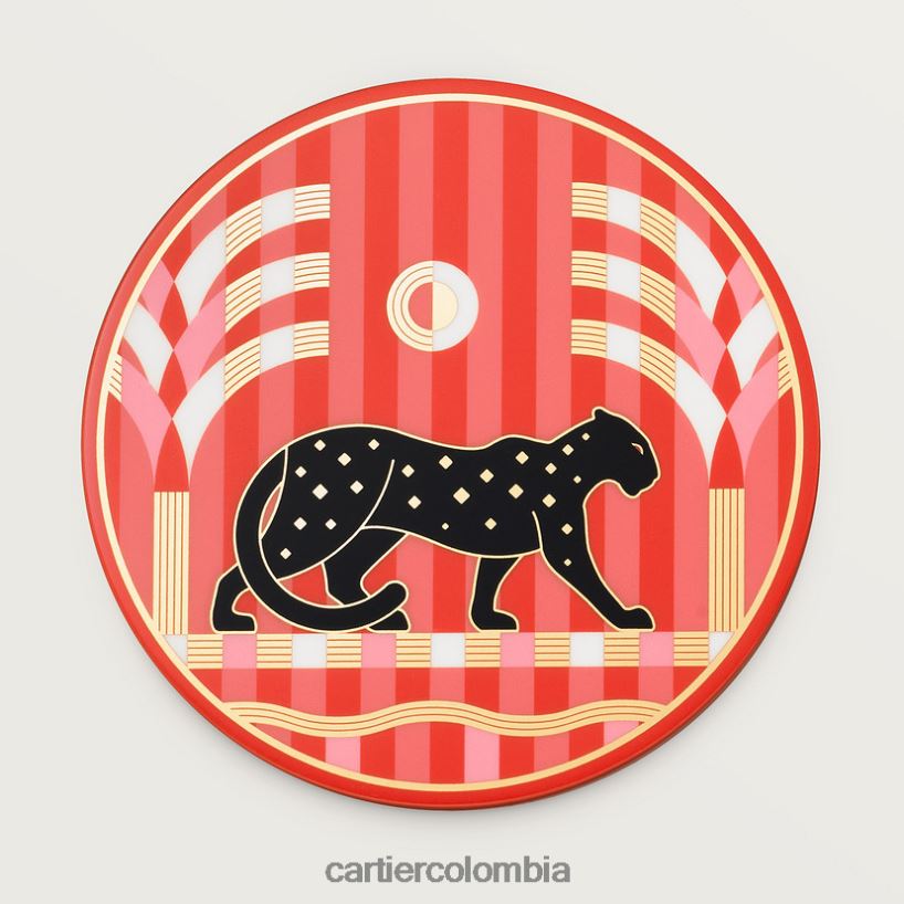 arte de vivir en casa Cartier juego de 6 posavasos pantera elegante V0HXJN1669