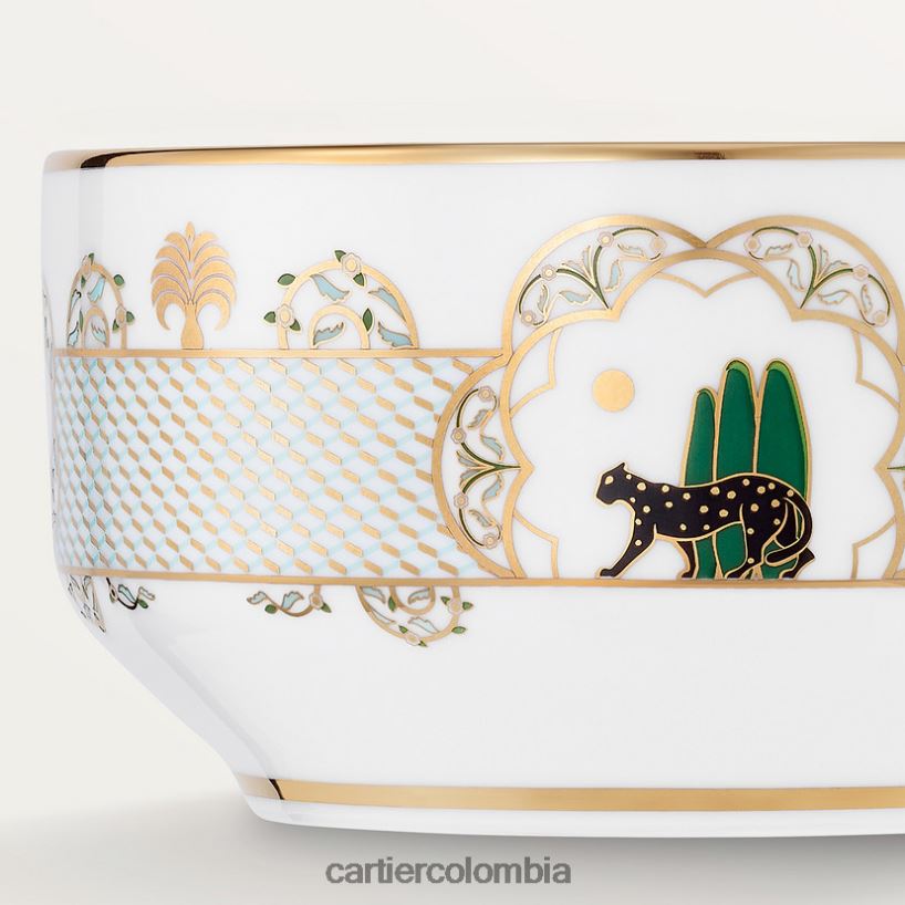 arte de vivir en casa Cartier juego de dos cuencos de pantera elegante V0HXJN1632