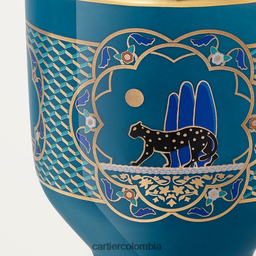arte de vivir en casa Cartier juego de tres tazas pantera elegante V0HXJN1646