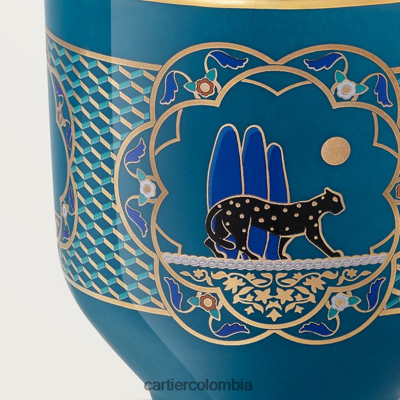 arte de vivir en casa Cartier juego de tres tazas pantera elegante V0HXJN1646