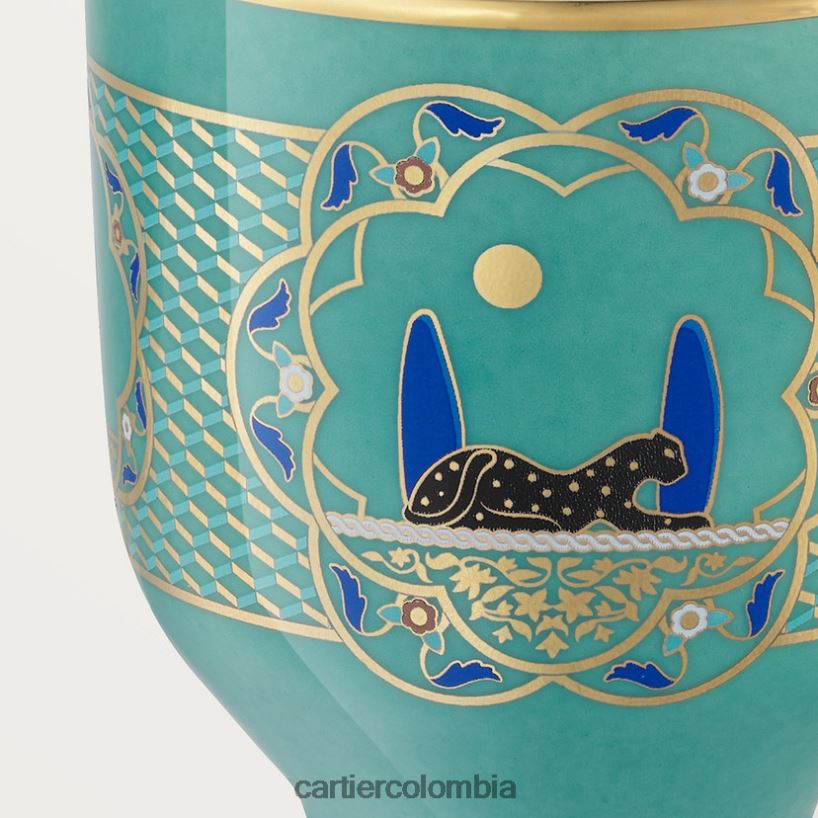 arte de vivir en casa Cartier juego de tres tazas pantera elegante V0HXJN1646