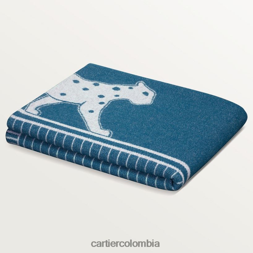 arte de vivir en casa Cartier manta pantera elegante V0HXJN1625