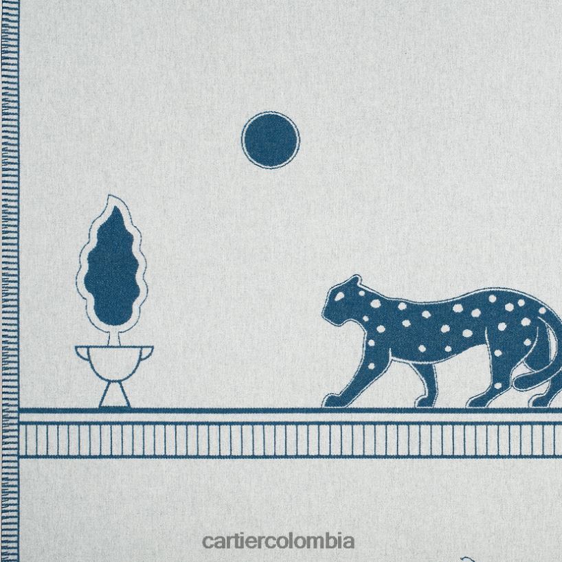 arte de vivir en casa Cartier manta pantera elegante V0HXJN1625