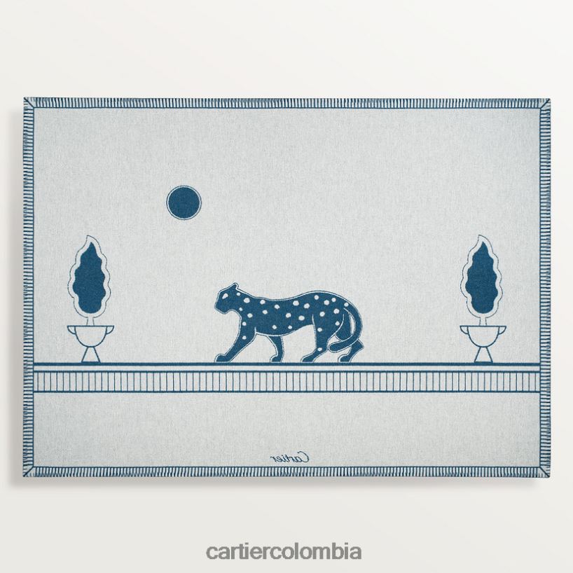 arte de vivir en casa Cartier manta pantera elegante V0HXJN1625