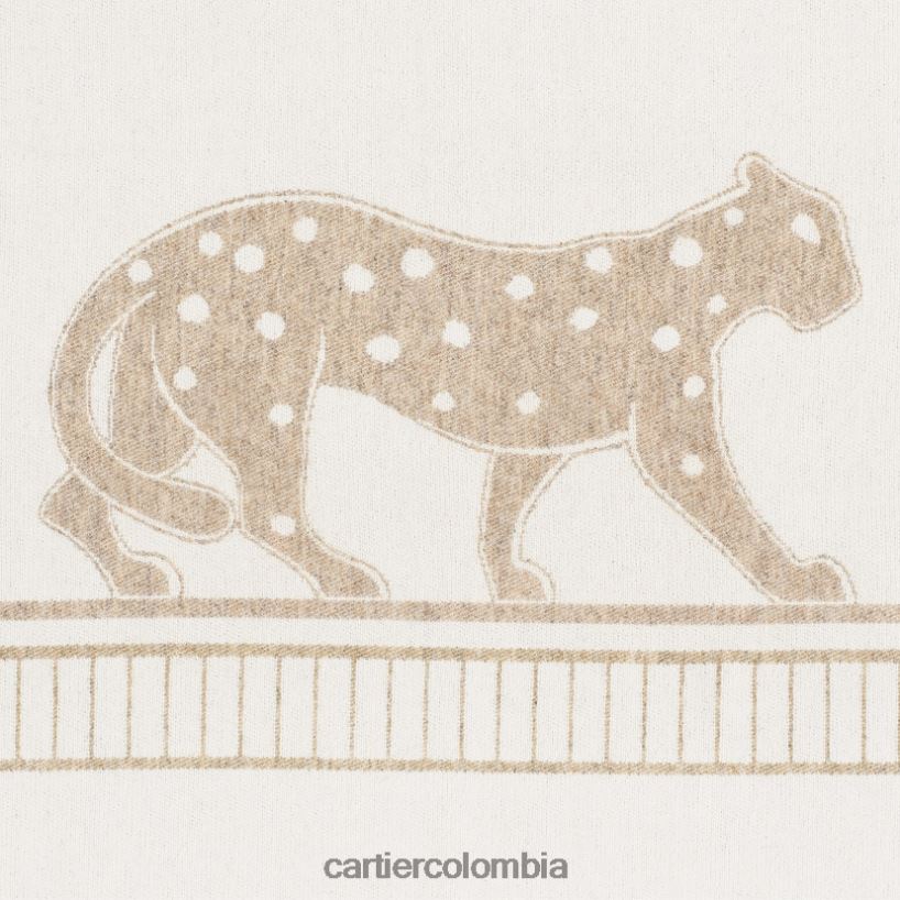 arte de vivir en casa Cartier manta pantera elegante V0HXJN1645
