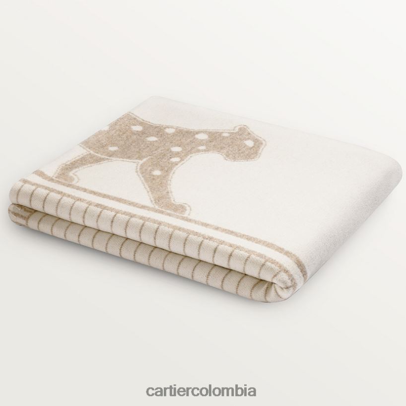 arte de vivir en casa Cartier manta pantera elegante V0HXJN1645