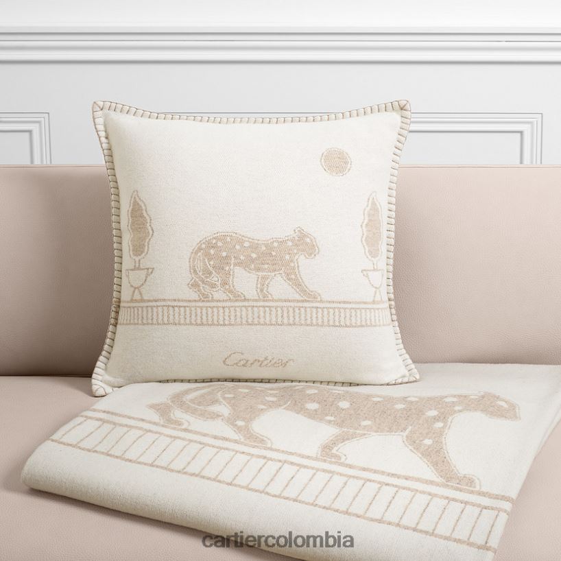 arte de vivir en casa Cartier manta pantera elegante V0HXJN1645