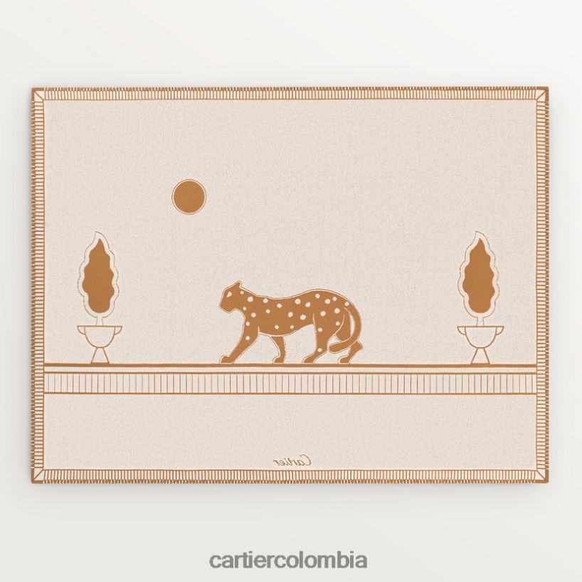 arte de vivir en casa Cartier manta pantera elegante V0HXJN1679