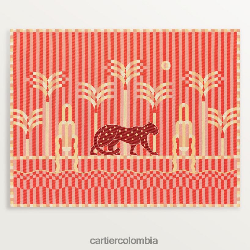 arte de vivir en casa Cartier mantel individual de mesa pantera elegante V0HXJN1657