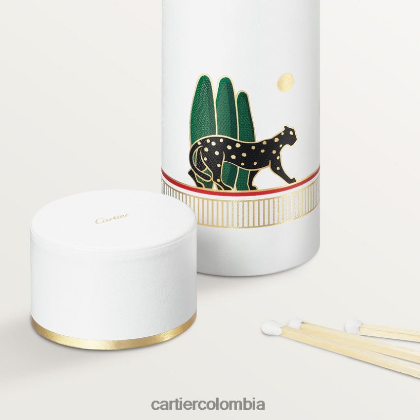 arte de vivir en casa Cartier panthere juego de 3 cajas de cerillas, modelo grande elegante V0HXJN1653