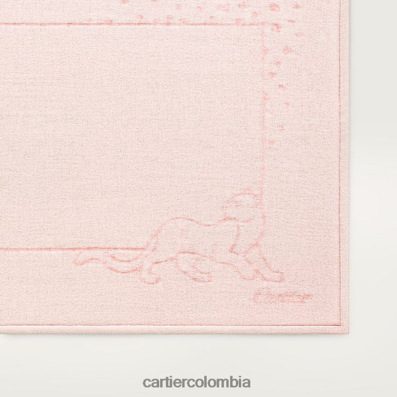 arte de vivir en casa Cartier manta de pantera bebé elegante V0HXJN1684