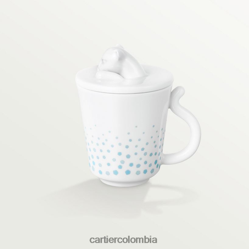 arte de vivir en casa Cartier taza de pantera bebé elegante V0HXJN1686