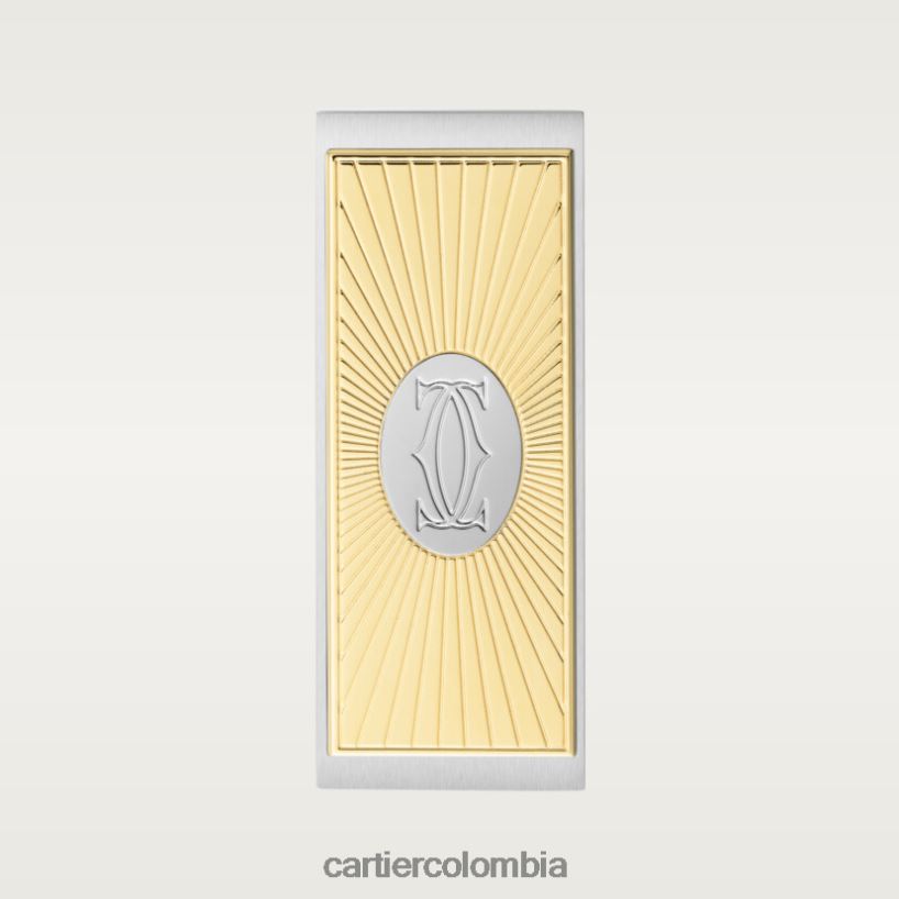 accesorios Cartier clip para billetes con motivo c elegante V0HXJN1480