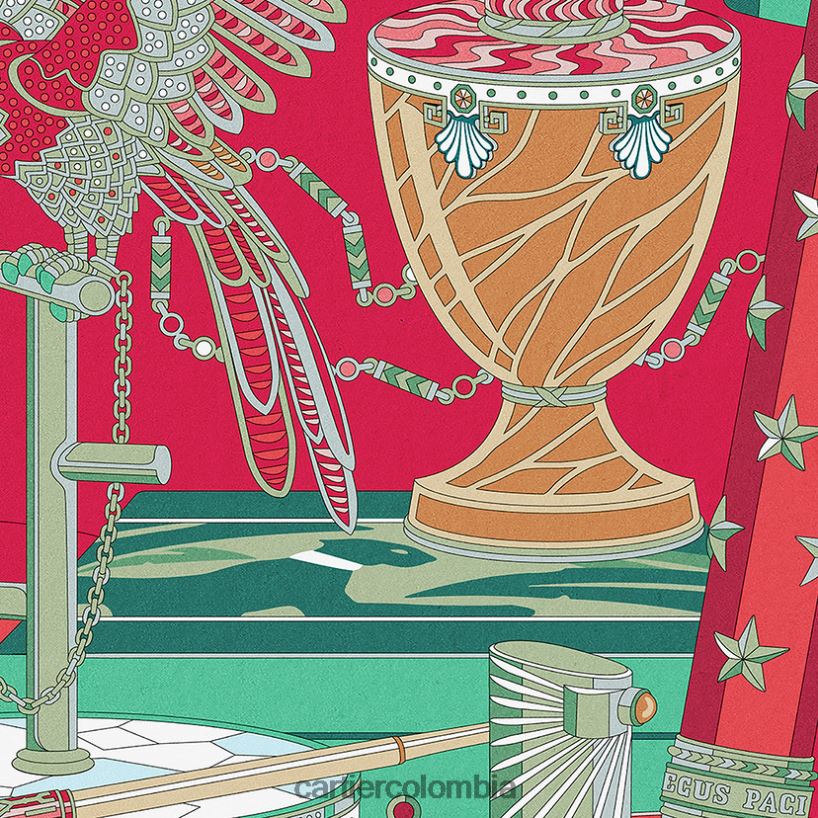 accesorios Cartier motivo archivos cuadrado 90 elegante V0HXJN1326