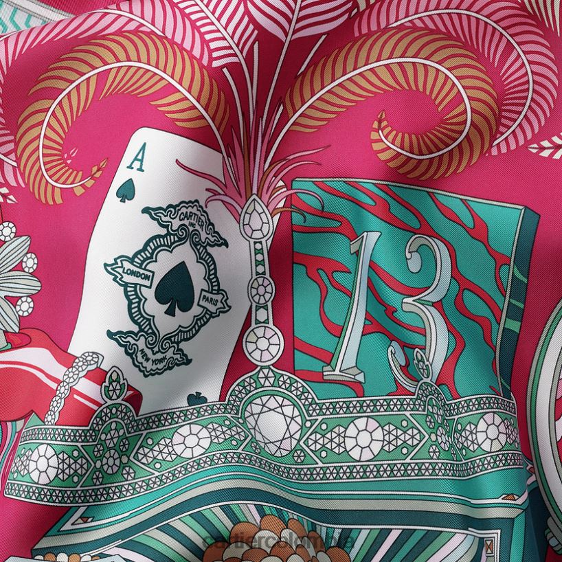 accesorios Cartier motivo archivos cuadrado 90 elegante V0HXJN1326