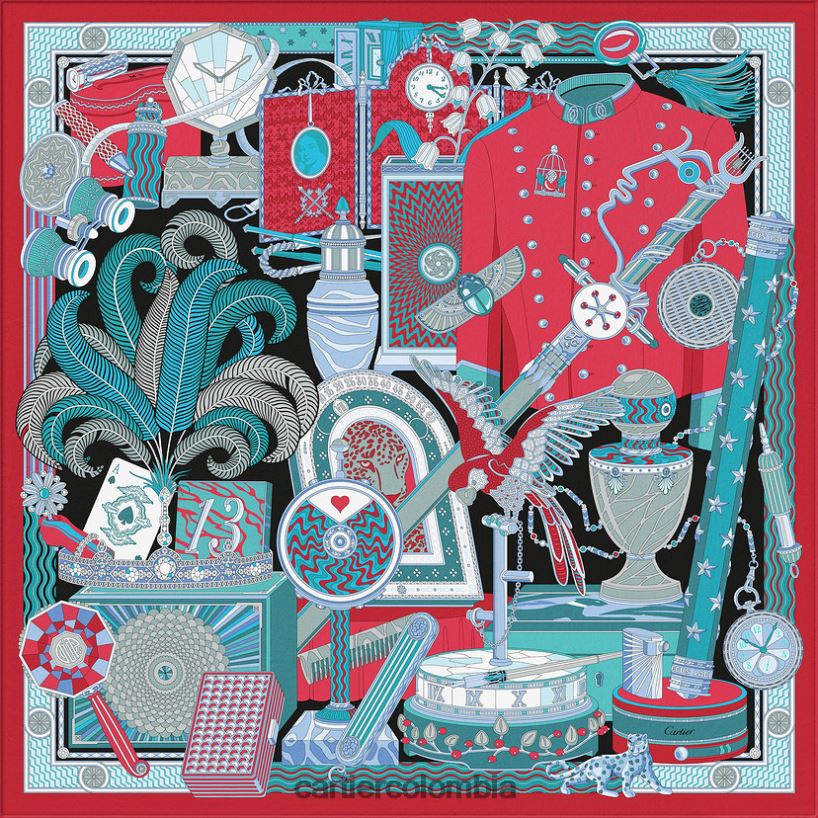 accesorios Cartier motivo archivos cuadrado 90 elegante V0HXJN1334