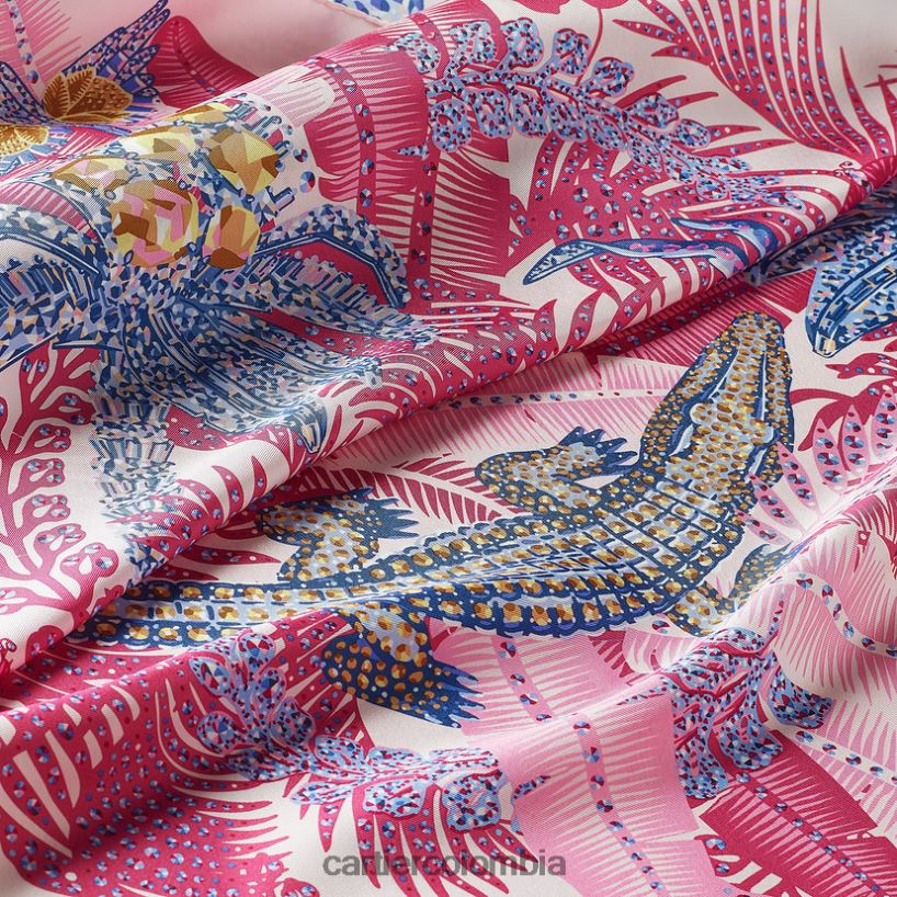 accesorios Cartier motivo pantera jungla cuadrado 90 elegante V0HXJN1349