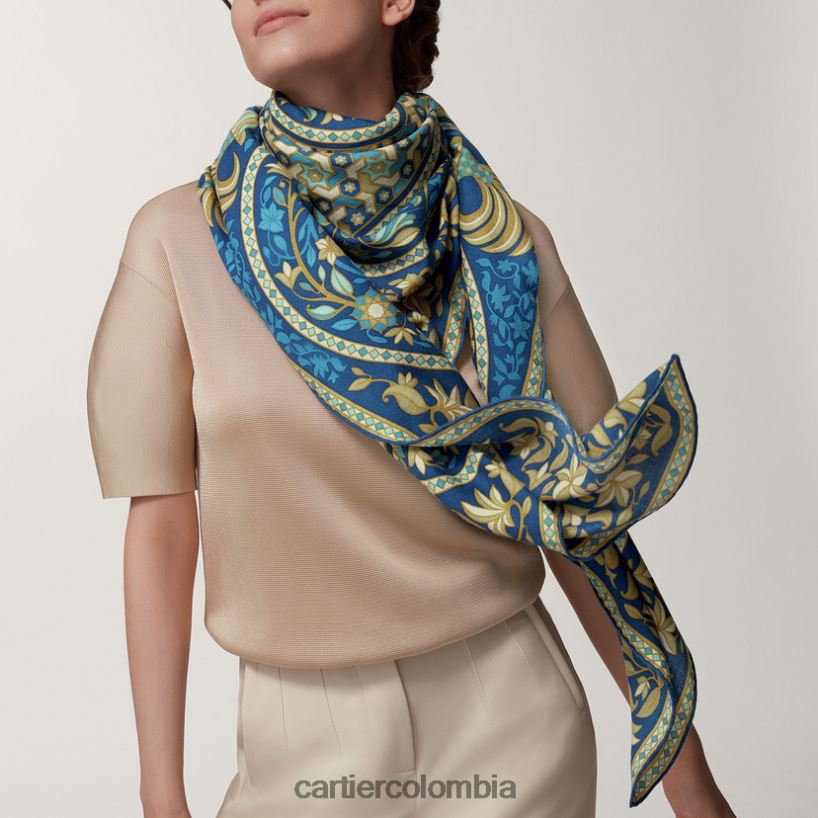 accesorios Cartier pantera arabescos chal 140 cm elegante V0HXJN1338